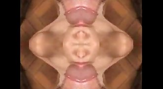 Reversed and mirrored jizz flow compilation