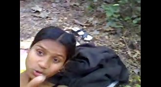 Indian Young teen bunks COLLEGE gets Banged in JUNGLE  Outdoor Forest