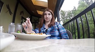 Tinder Slut Gets Fucked In Restaurant Public Restroom